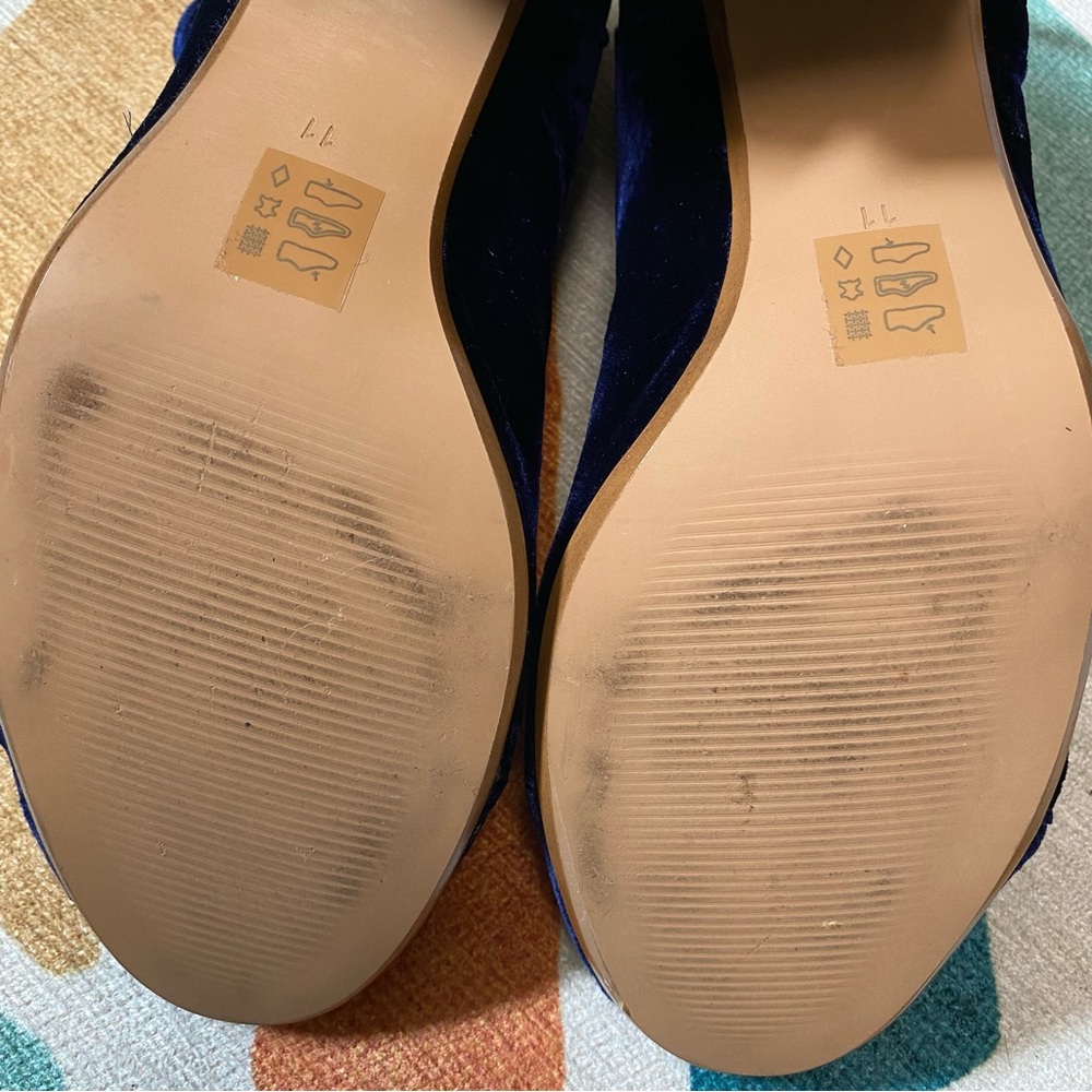 Madewell - “Jillian” Velvet Boots- Color: Night Vision- Size: US 11 - BRAND NEW - Picture 8 of 11